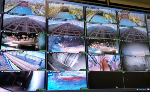 Control room to monitor the performance of a Diemme Filtration GHT filter press, showcasing modern industrial automation.